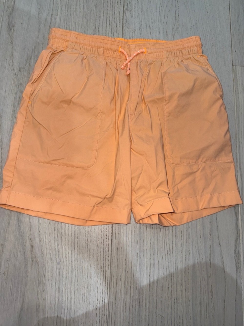Crewcuts Peach Orange Drawstring Shorts
